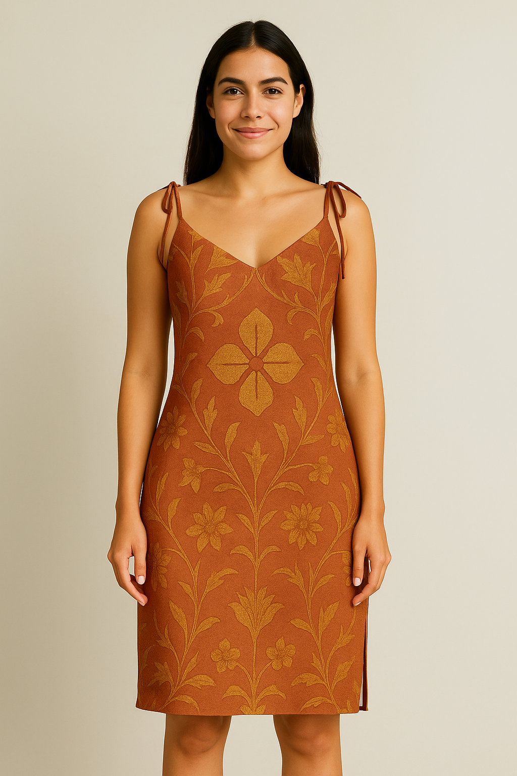 🌸 Vestido Amanecer Guadalupano – Renacer espiritual 🌸