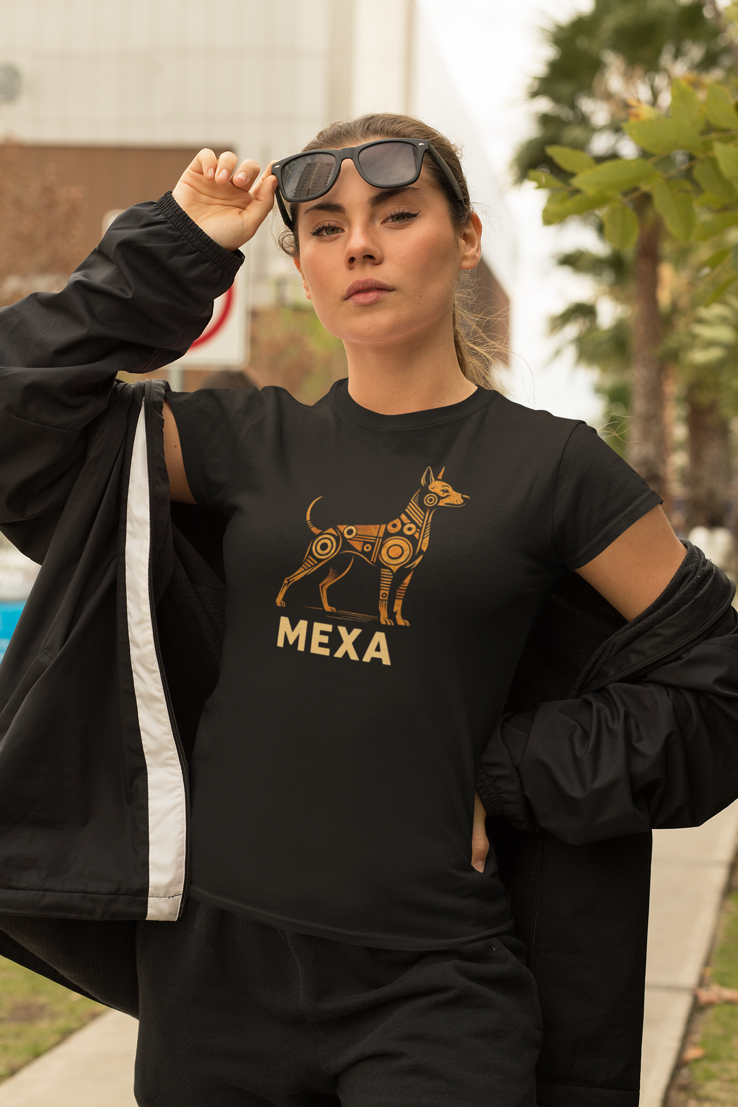 🐺 Coyote – Astucia protectora Camiseta para Mujer