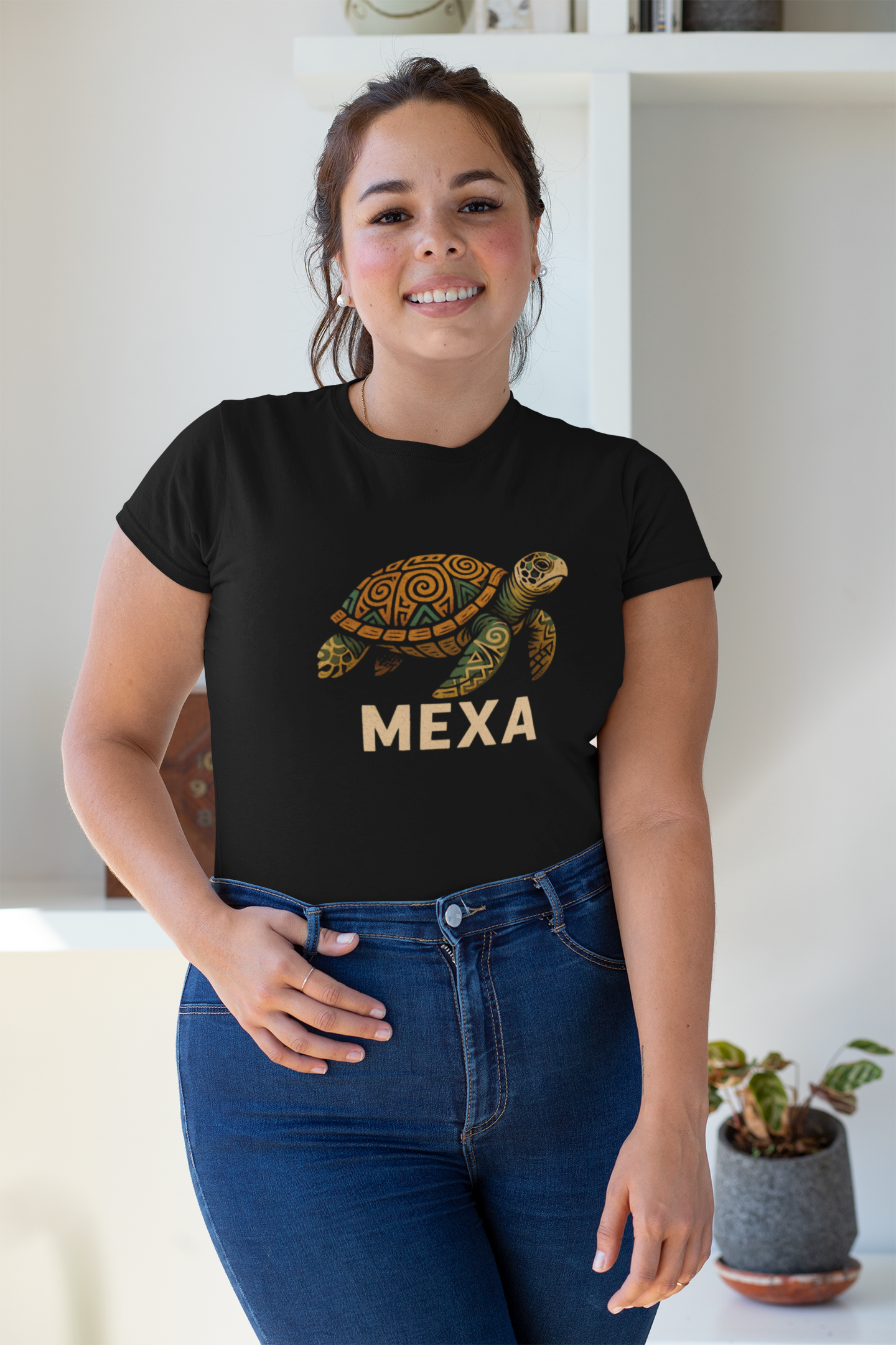 🐢 Tortuga Caguama – Paciencia poderosa Camiseta Mujer