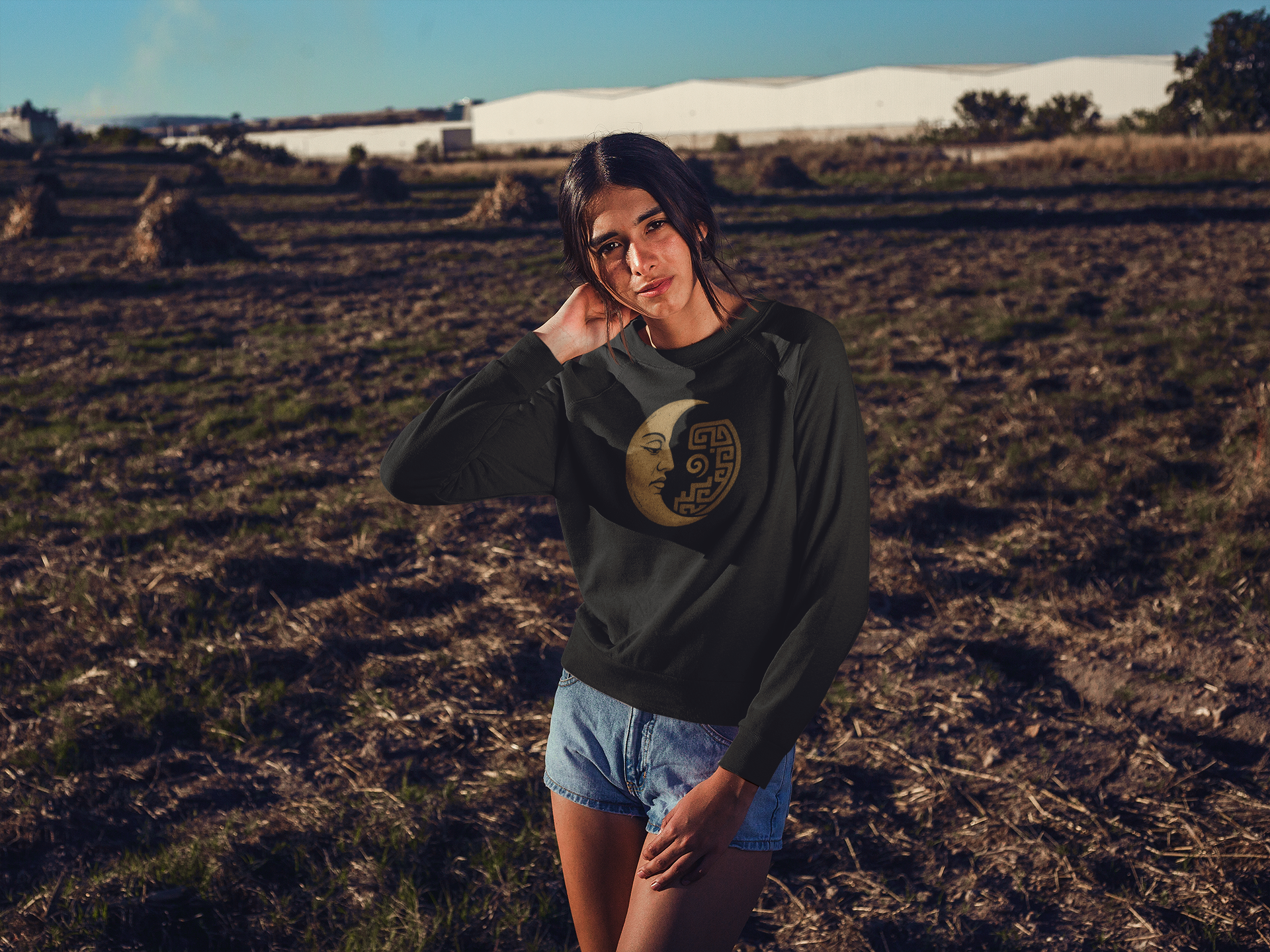 🌓 Dualidad Luna‑Sol – Sudadera unisex